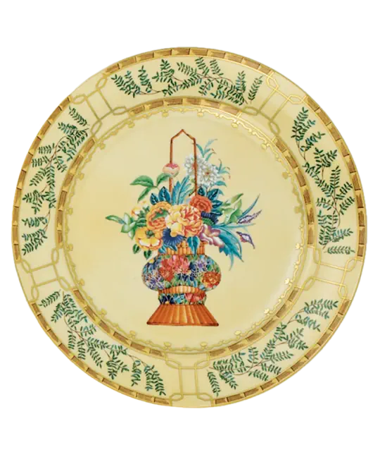 Ching Garden Dessert Plates, Set of 4