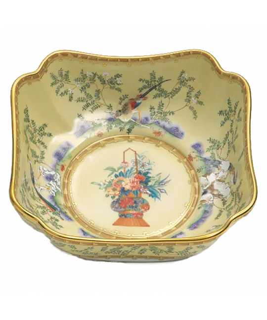 Ching Garden Large Square Bowl