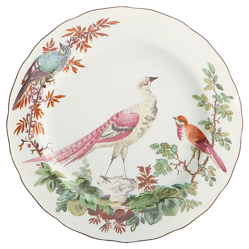 Chelsea Bird Dessert Plates, Set of 4