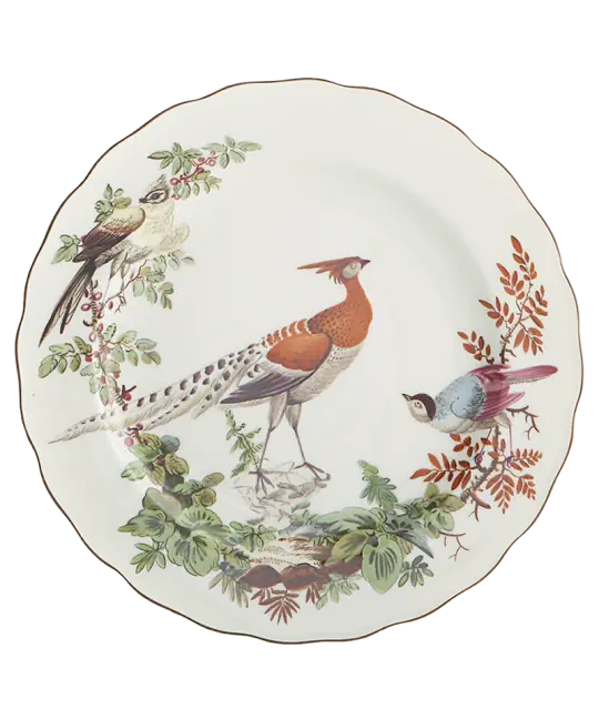 Chelsea Bird Dessert Plates, Set of 4