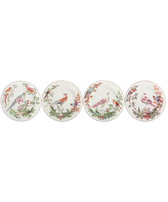 Chelsea Bird Bread & Butter, Set of 4