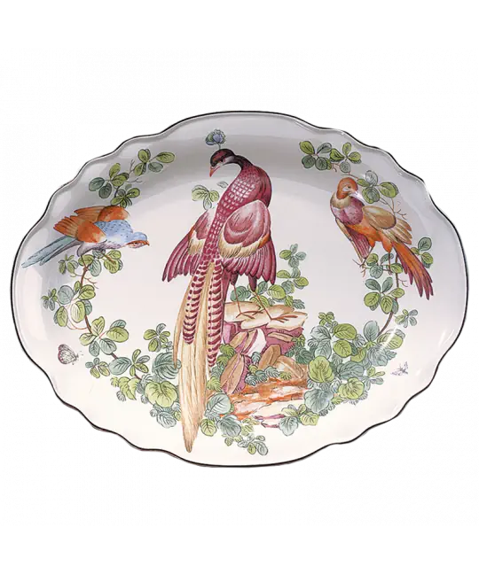 Chelsea Bird Oval Dish