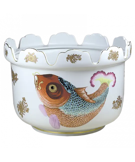 Mottahedeh Dallas Museum Carp Cachepot