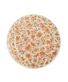 Sacred Bird & Butterfly Dessert Plate