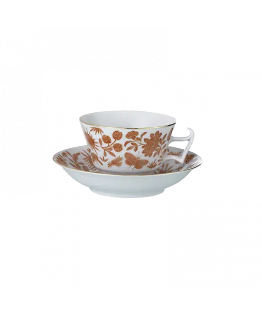 Sacred Bird & Butterfly Tea Cup & Saucer