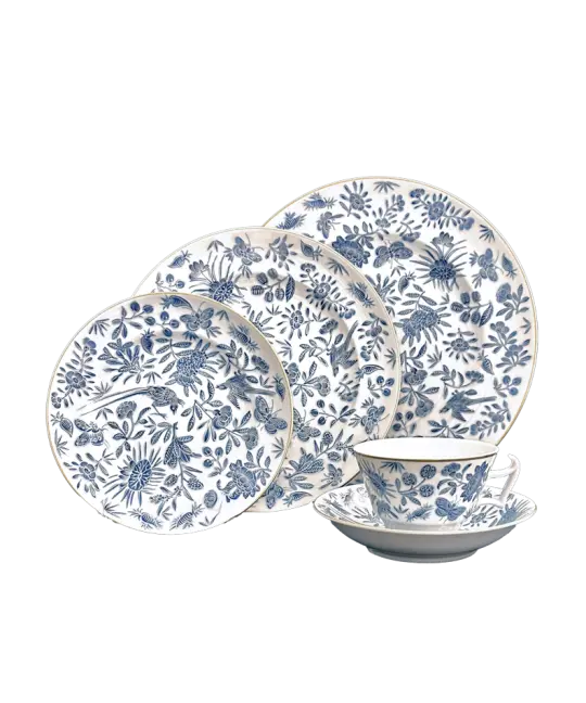 Sacred Bird & Butterfly 5-Piece Place Setting