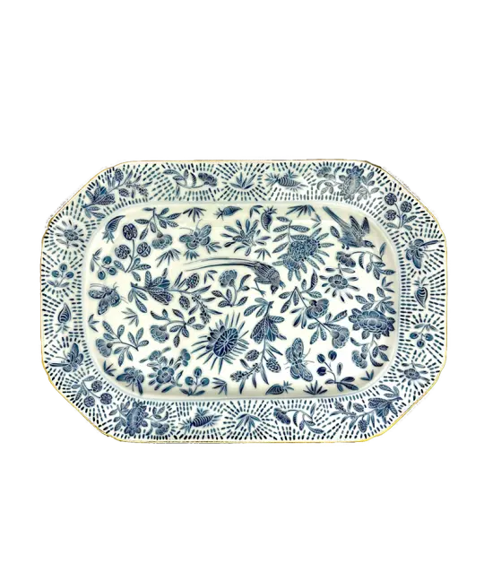 Sacred Bird & Butterfly Cookie Plate