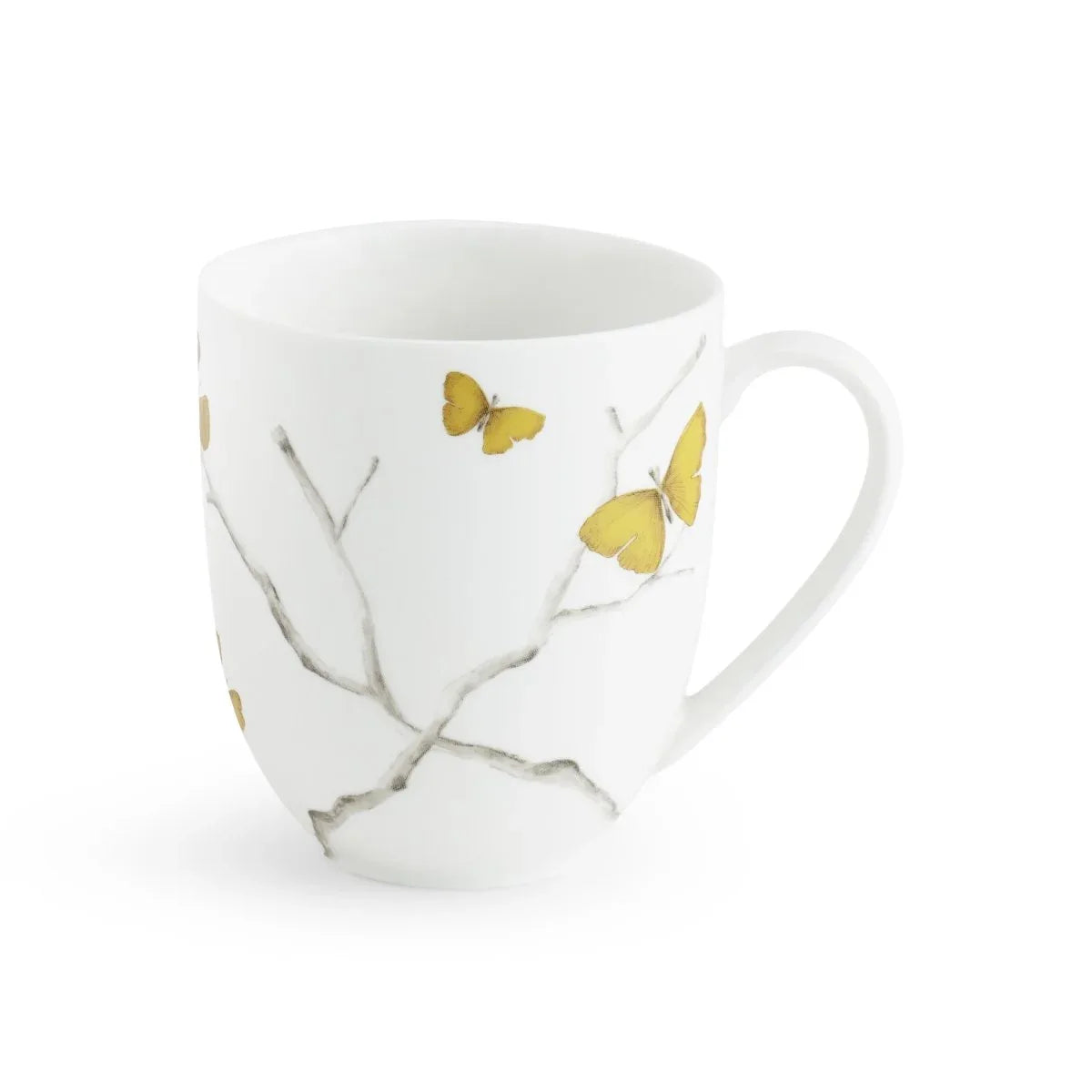 Butterfly Ginkgo Gold Mug