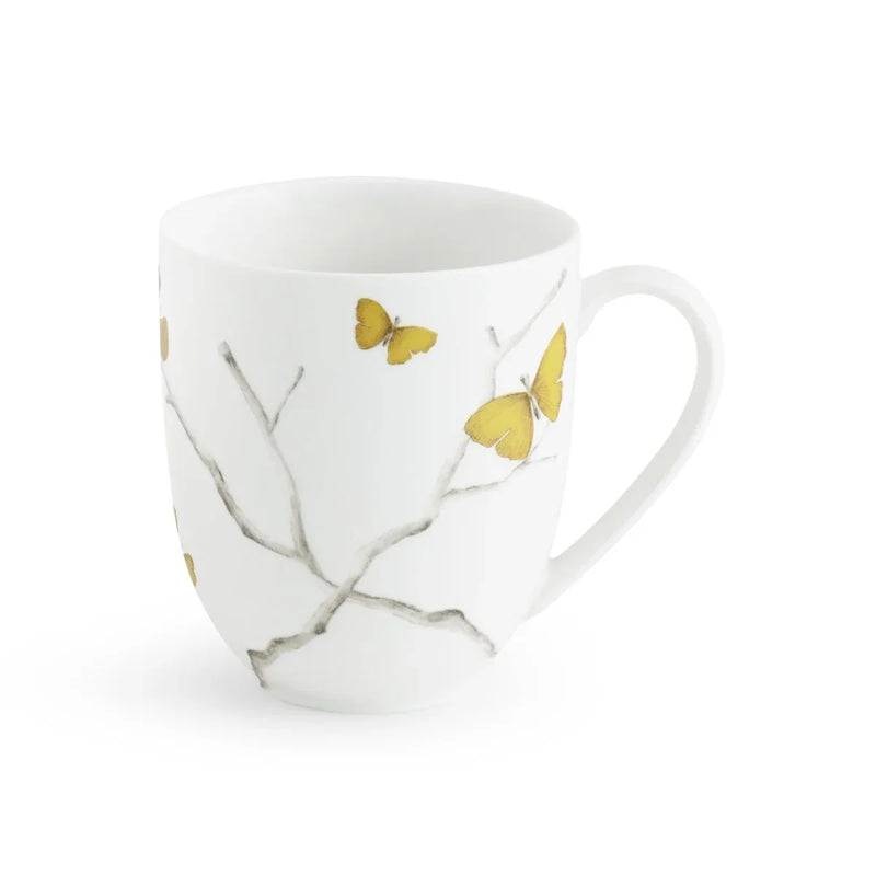 Butterfly Ginkgo Gold Mug