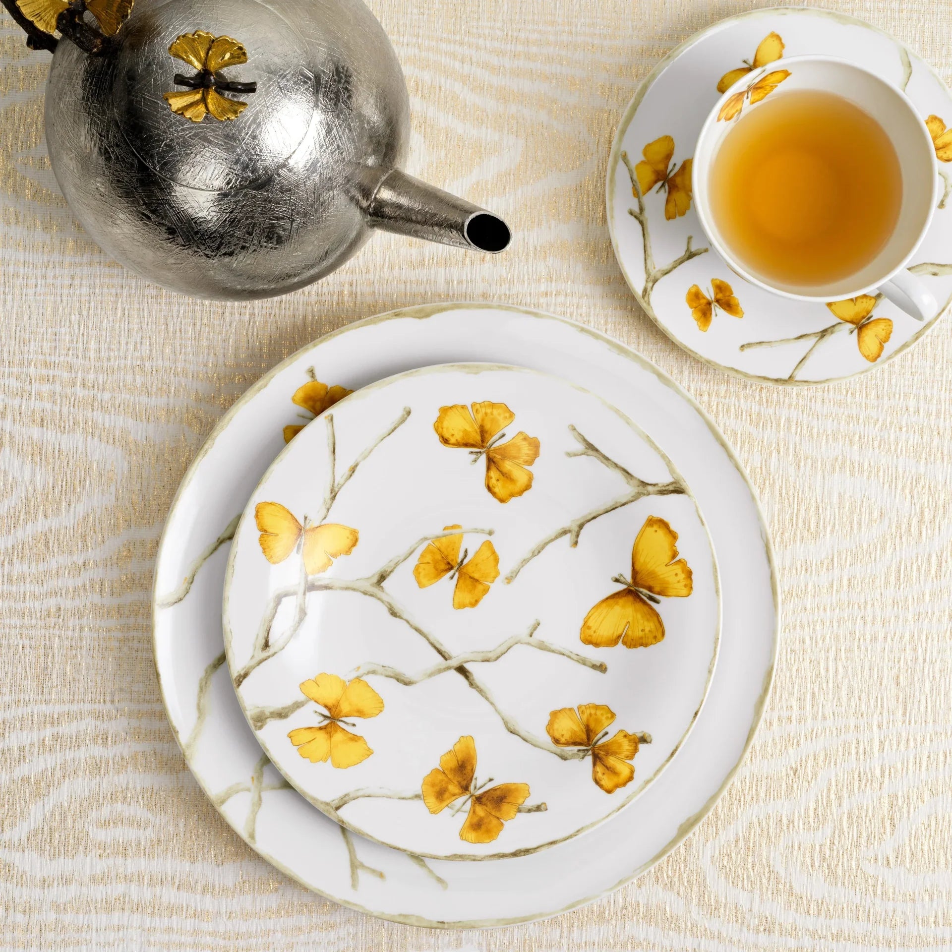 Butterfly Ginkgo Gold 5-Piece Place Setting