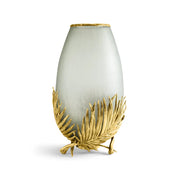 Palm Glass Vase, Medium