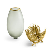 Palm Glass Vase, Medium