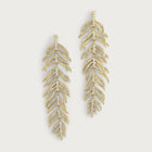 Palm Leaves Dangle Earrings