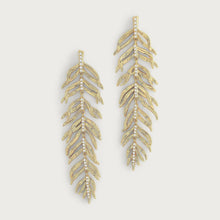 Palm Leaves Dangle Earrings