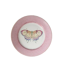 Lace Dessert Plate with Butterfly