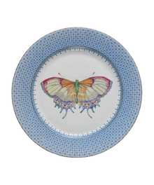Lace Dessert Plate with Butterfly