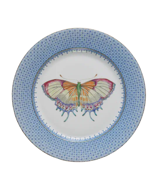 Lace Dessert Plate with Butterfly