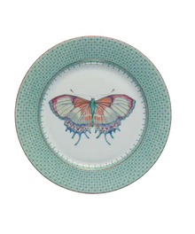 Lace Dessert Plate with Butterfly