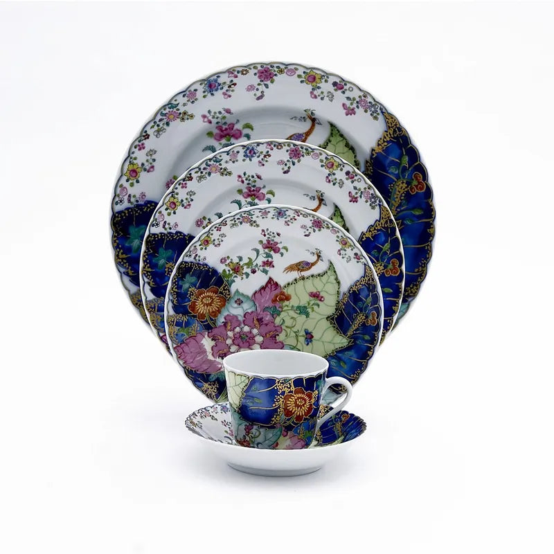 Tobacco Leaf 5-Piece Place Setting